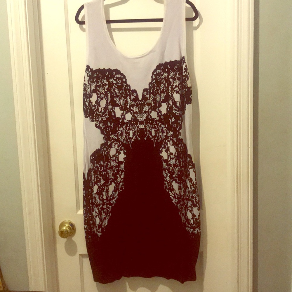 Lane Bryant Black and White dress
